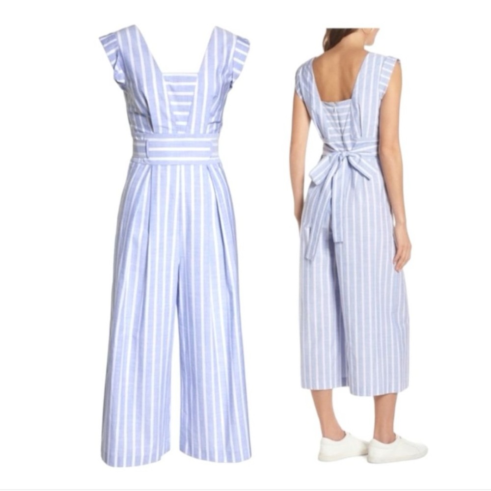 Striped Blue Jumpsuit